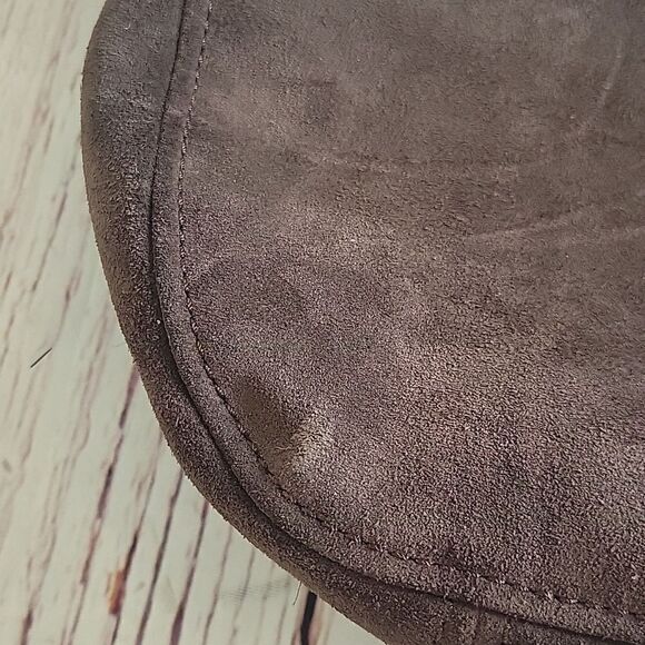 MICHAEL Michael Kors Brown Suede and Python Embossed Leather Shoulder/Crossbody - Picture 8 of 10